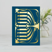 Hannukah folie feestdagenkaart (Staand Voorkant)