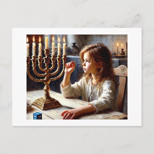 Hannukah Lights, Briefkaart (Voorkant)