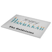 Hannukah Menorah Drip Board Candle Placemat Snijplank (Hoek)