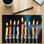 Hannukah Menorah Feestdagen Kaart