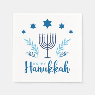 Hannukah menorah servet