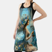 Hannukah Mooie vrouw met Menorah Schort (Insitu)