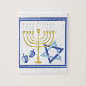 Hannukah Symbols Legpuzzel (Verticaal)