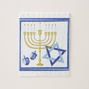 Hannukah Symbols Legpuzzel