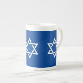 Hannukah typografie collage art porselein kop (Voorkant rechts)