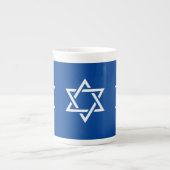 Hannukah typografie collage art porselein kop (Voorkant)