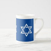 Hannukah typografie collage art porselein kop (Rechts)