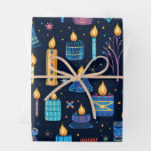 Hannukah vakantie inpakpapier (In situ)