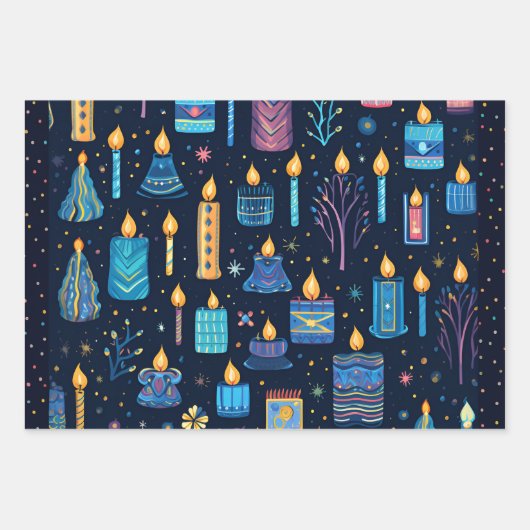 Hannukah vakantie inpakpapier vel (Voorkant)