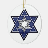 Hannukkah ster van David Keramisch Ornament (Links)