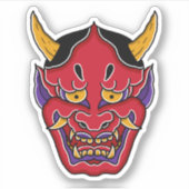 Hannya (般若の面) sticker (Voorkant)