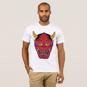 Hannya (般若の面) t-shirt (Voorkant volledig)
