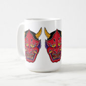 Hannya (般 の 面) koffiemok (Voorkant links)
