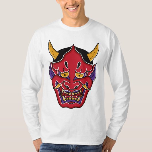 Hannya (般 の 面) t-shirt (Voorkant)