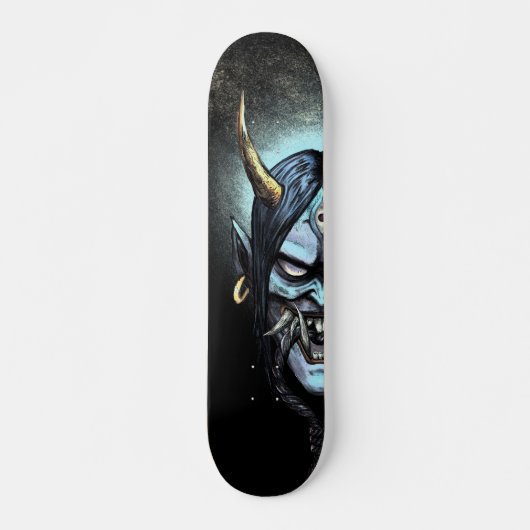 Hannya 380 - Variant links Persoonlijk Skateboard (Voorkant)