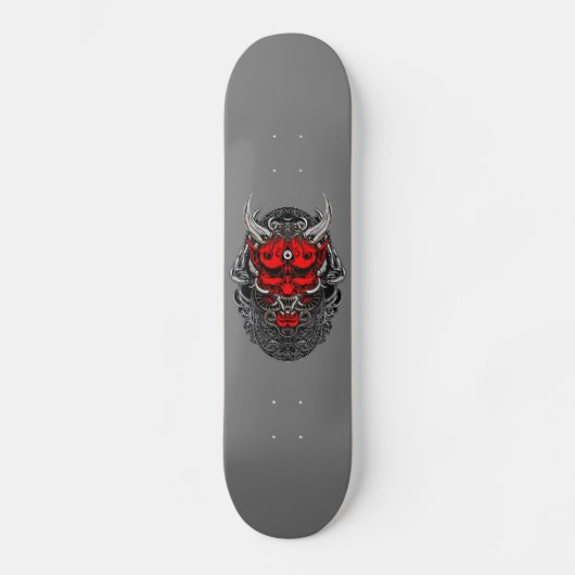Hannya Demon Design Skateboard, 7¾" Deck Persoonlijk Skateboard (Voorkant)