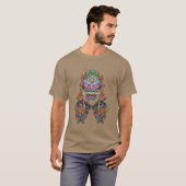 Hannya en Oni Mask T-shirt (Voorkant volledig)