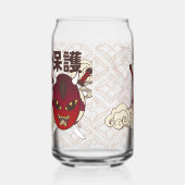 Hannya-glas Blikvorm Glas (Rechts)