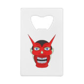 Hannya Japans theater Noh Creditkaart Flessenopener (Achterkant)