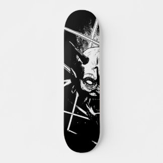 Hannya Mask 8189 - Variant - Black & White - links Persoonlijk Skateboard