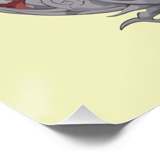 Hannya mask tattoo perfect poster (Hoek)