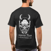 hannya masker t-shirt (Achterkant)