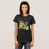 hannya oni goudvis t-shirt (Voorkant volledig)
