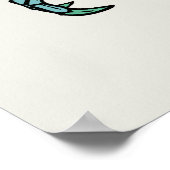 Hannya worstler canvas poster (Hoek)