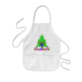 Hanoeka en kerstgeschut - Gepersonaliseerd Kinder Schort