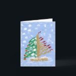 Hanoeka/Kerstmis Feestdagen Kaart<br><div class="desc">Gedrukt van een origineel acrylschilderij van BL. De meeste items in mijn winkel zijn grappig en humoristisch. Inclusief gekke, grappige uitspraken om je hardop te laten lachen. Een soort en hilarisch, ze passen bij de meeste gelegenheden. Mijn doel zal zijn om een blije glimlach op je gezicht te produceren. De...</div>