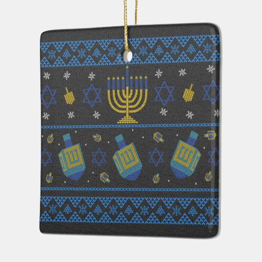 Hanoekaarkeramische versiering keramisch ornament (Links)