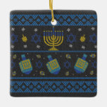 Hanoekaarkeramische versiering keramisch ornament<br><div class="desc">Happy Hanukkah Judaism Hebrew Jews hanukkah,  joods,  kerstmis,  chanukah,  vakantie,  grappig,  jew,  happy hanukkah,  menorah,  dreidel,  chanukkah,  israël,  hebrew,  ster van david,  winter,  hannukah,  feestdagen,  judaïsme,  amerikaanse vlag,  verjaardag,  kwanzaa,  xmas,  film,  schattig. ,  vrouwen,  aardig,  feestelijk,  joodse kerst,  grappig,  grappig</div>