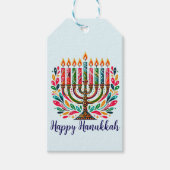 Hanoekasfestival van Lichten Cadeaulabel (Voorkant)