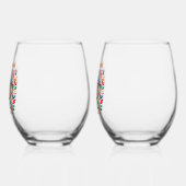 Hanoekasfestival van Lichten Wijnglas Zonder Voet (Links)