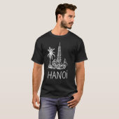 Hanoi City Vietnam souvenir voor mannen vrouwen 2 T-shirt (Voorkant volledig)