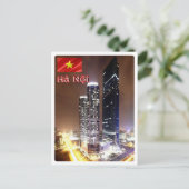 Hanoi - Landmark Tower van nigh - Vietnam - Briefkaart (Staand voorkant)