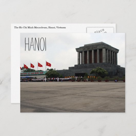 Hanoi Mausoleum Briefkaart (Voorkant / Achterkant)