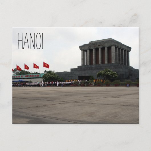 Hanoi-mausoleum Briefkaart (Voorkant)
