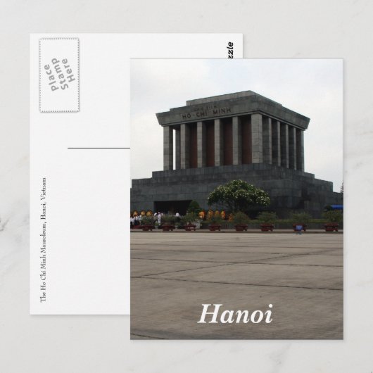 hanoi mausoleum briefkaart (Voorkant / Achterkant)