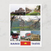 Hanoi - Mozaïek - Vietnam - Briefkaart (Voorkant)
