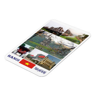 Hanoi - Mozaïek - Vietnam - Magnet Magneet
