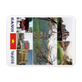 Hanoi - Mozaïek - Vietnam - Magnet Magneet (Horizontaal)