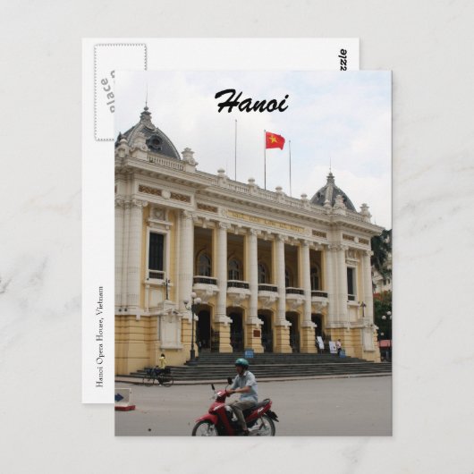 hanoi opera briefkaart (Voorkant / Achterkant)