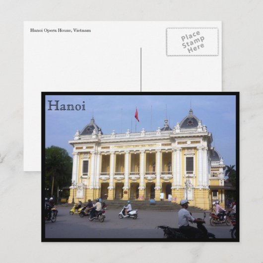 hanoi opera briefkaart (Voorkant / Achterkant)