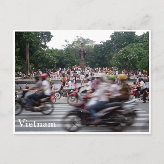 hanoi - piekuur briefkaart (Voorkant)