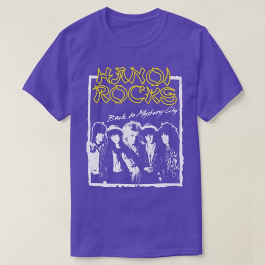 Hanoi Rocks T-shirt (Design voorkant)
