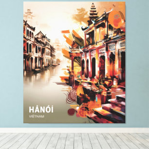Hanoi Serenity Canvas Afdruk