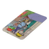 Hanoi Street Hawker Vietnam Magneet (Linkerzijde)