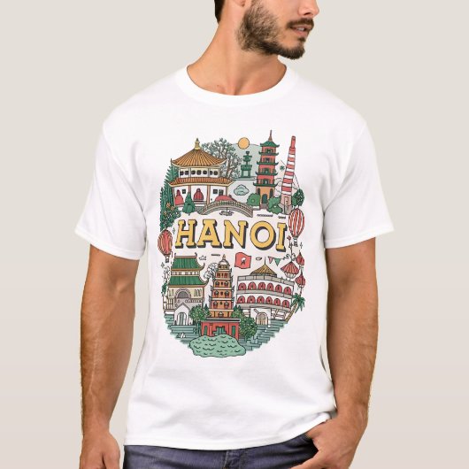 Hanoi T-shirt (Voorkant)