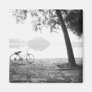 Hanoi Vietnam, Bicycle & Bay Mau Lake Lenin Park Magneet